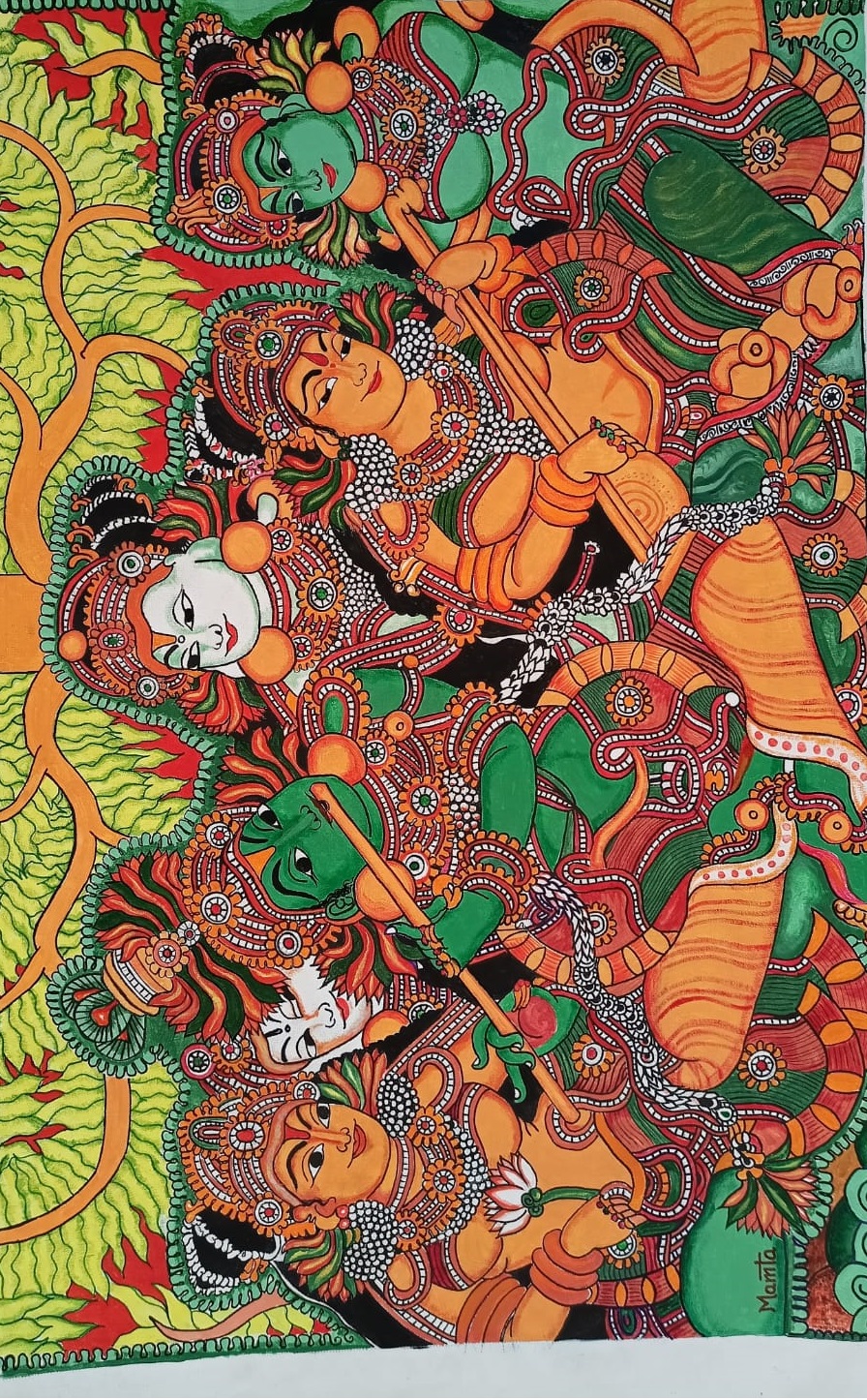 3.5' x 4.5' on Canvas